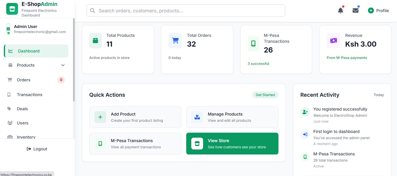 E-commerce Projects